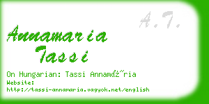 annamaria tassi business card